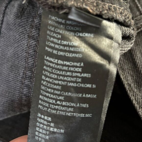 We The Free People Maggie distressed button fly fray leg denim jeans - Picture 8 of 9